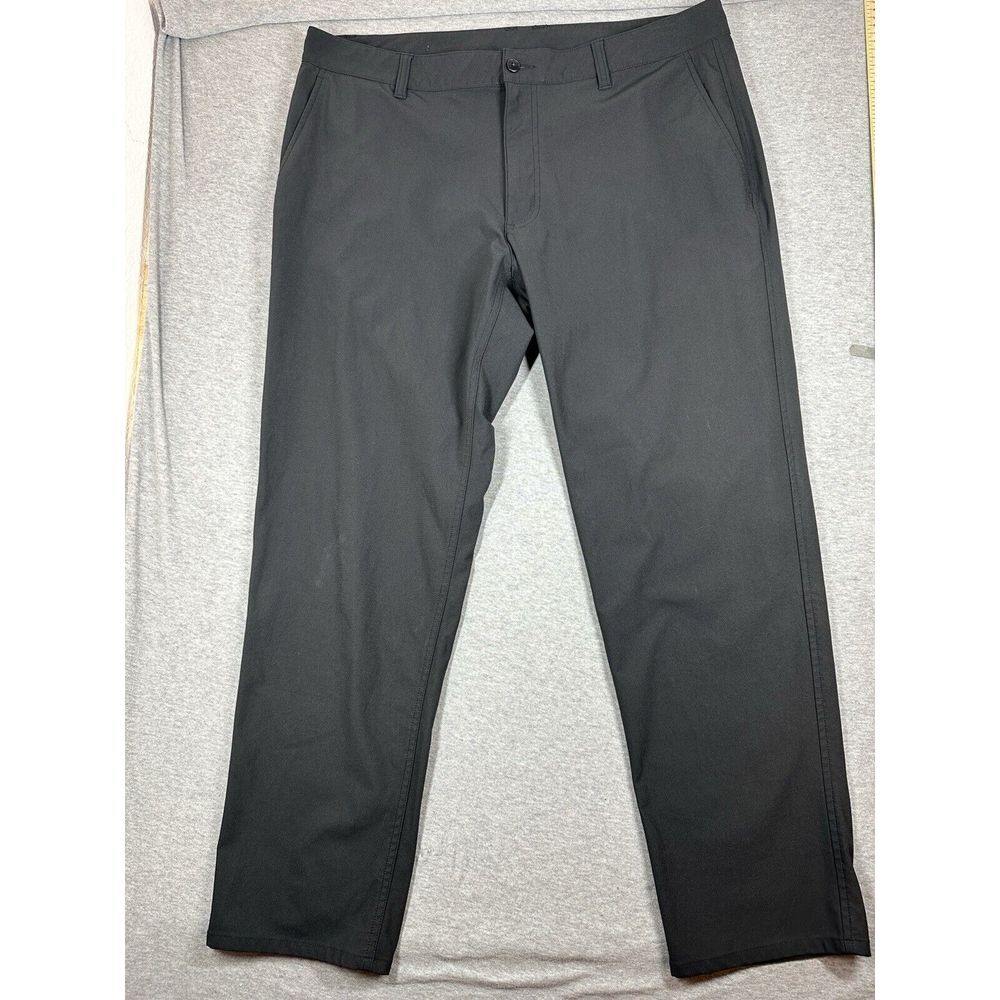 FootJoy Pants Mens 38x30 Black Athletic Fit Golf Performance Chino Pant Adult‎
